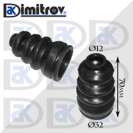 Маншон универсален Ø 12 x Ø 32 x 70 mm